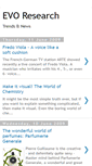 Mobile Screenshot of evoresearch.blogspot.com