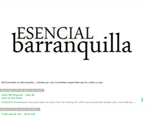 Tablet Screenshot of esencialbarranquilla.blogspot.com