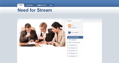 Desktop Screenshot of needforstream.blogspot.com