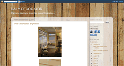 Desktop Screenshot of dailydecorator.blogspot.com
