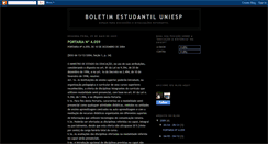 Desktop Screenshot of boletimestudantil-uniesp.blogspot.com