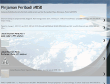 Tablet Screenshot of pinjamanmbsb.blogspot.com