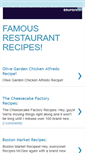 Mobile Screenshot of my-famous-restaurant-recipes.blogspot.com