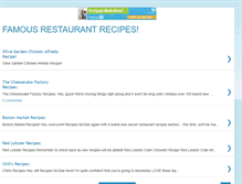 Tablet Screenshot of my-famous-restaurant-recipes.blogspot.com