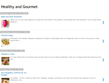 Tablet Screenshot of healthyandgourmet.blogspot.com