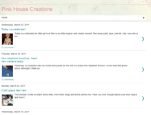 Tablet Screenshot of pinkhousecreations.blogspot.com