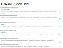 Tablet Screenshot of itsmypink.blogspot.com