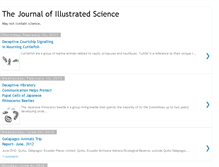 Tablet Screenshot of journalofillustratedscience.blogspot.com