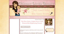 Desktop Screenshot of mommylovesbeauty.blogspot.com