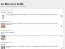 Tablet Screenshot of joemarcottetexas.blogspot.com