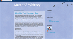 Desktop Screenshot of mattandwhit.blogspot.com