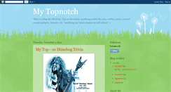 Desktop Screenshot of mytopnotch.blogspot.com