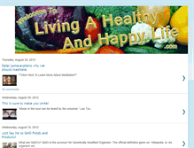 Tablet Screenshot of healthy-happy-life.blogspot.com