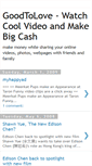 Mobile Screenshot of goodtolove.blogspot.com