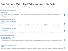 Tablet Screenshot of goodtolove.blogspot.com