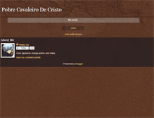 Tablet Screenshot of pobrecavaleirodecristo.blogspot.com