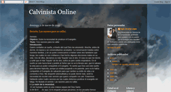 Desktop Screenshot of calvinistaonline.blogspot.com