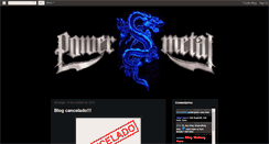 Desktop Screenshot of powermetalextremo.blogspot.com