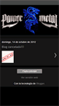 Mobile Screenshot of powermetalextremo.blogspot.com