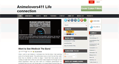 Desktop Screenshot of animelovers411lifeconnection.blogspot.com