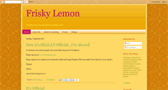Desktop Screenshot of friskylemon-allienic.blogspot.com
