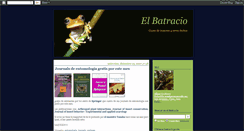 Desktop Screenshot of el-batracio.blogspot.com