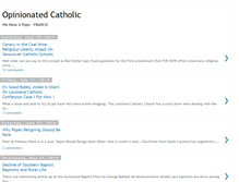 Tablet Screenshot of opinionatedcatholic.blogspot.com