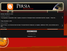Tablet Screenshot of persiaproducoes.blogspot.com