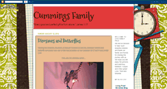 Desktop Screenshot of cummingsfamilyonline.blogspot.com