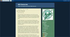 Desktop Screenshot of msudemocrats.blogspot.com