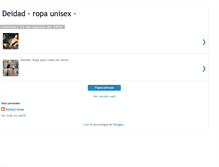 Tablet Screenshot of deidadmoda.blogspot.com