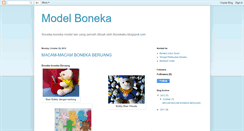 Desktop Screenshot of model-boneka.blogspot.com