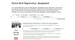 Desktop Screenshot of bangladeshbirth.blogspot.com