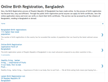 Tablet Screenshot of bangladeshbirth.blogspot.com