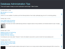 Tablet Screenshot of dba-tips.blogspot.com