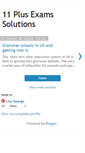 Mobile Screenshot of 11plusexamsolutions.blogspot.com