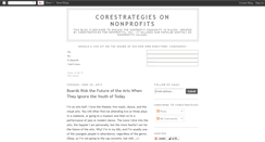 Desktop Screenshot of corestrategiesonnonprofits.blogspot.com