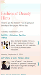 Mobile Screenshot of fashionnbeautyhints.blogspot.com