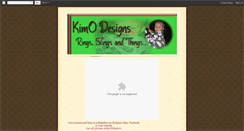 Desktop Screenshot of kimodesigns.blogspot.com