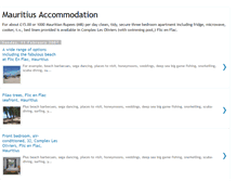 Tablet Screenshot of mauritiusaccommodation.blogspot.com
