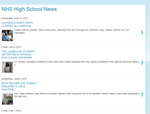 Tablet Screenshot of nhshighschoolnews.blogspot.com