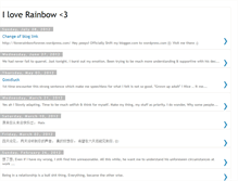 Tablet Screenshot of iloverainbowforever.blogspot.com