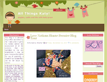 Tablet Screenshot of allthingskaty.blogspot.com