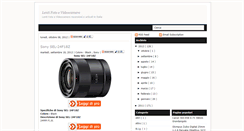 Desktop Screenshot of lentifotoevideocamere.blogspot.com