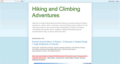 Desktop Screenshot of cys-hiking-adventures.blogspot.com