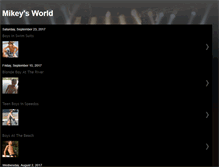 Tablet Screenshot of mikey-worldofmikey.blogspot.com