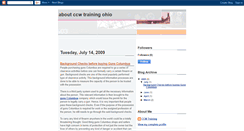 Desktop Screenshot of ccwtrainingohio.blogspot.com