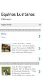 Mobile Screenshot of equinoslusitanos.blogspot.com