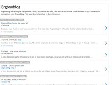Tablet Screenshot of ergonoblog.blogspot.com