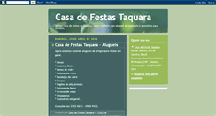 Desktop Screenshot of casadefestastaquara.blogspot.com